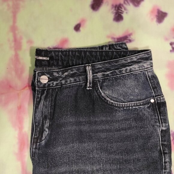 Flamingo Charcoal Gray Distressed Pants XXL - Picture 3 of 8
